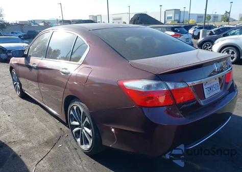 2013 Honda Accord Sport from USA, damaged, VIN 1HGCR2F52DA253145